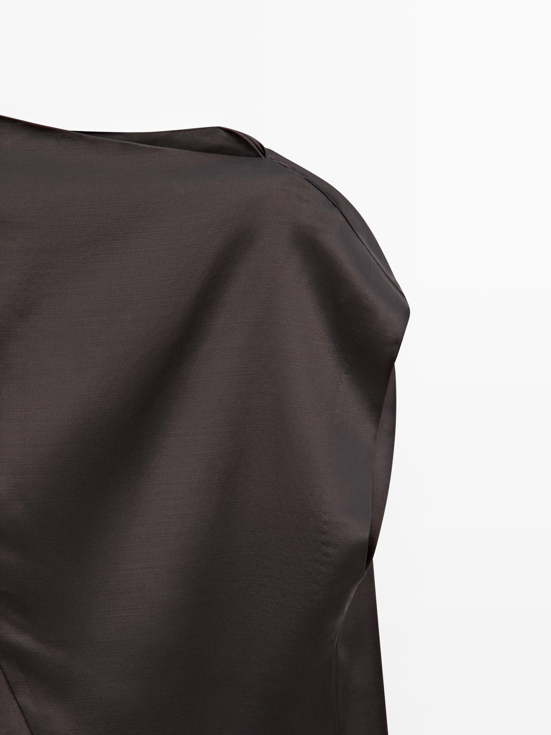 Flowing cape shirt - STUDIO