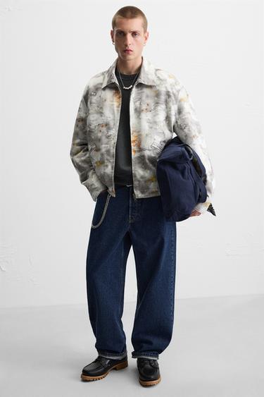 ABSTRACT PRINT JACKET - Orange by Zara - Image 5
