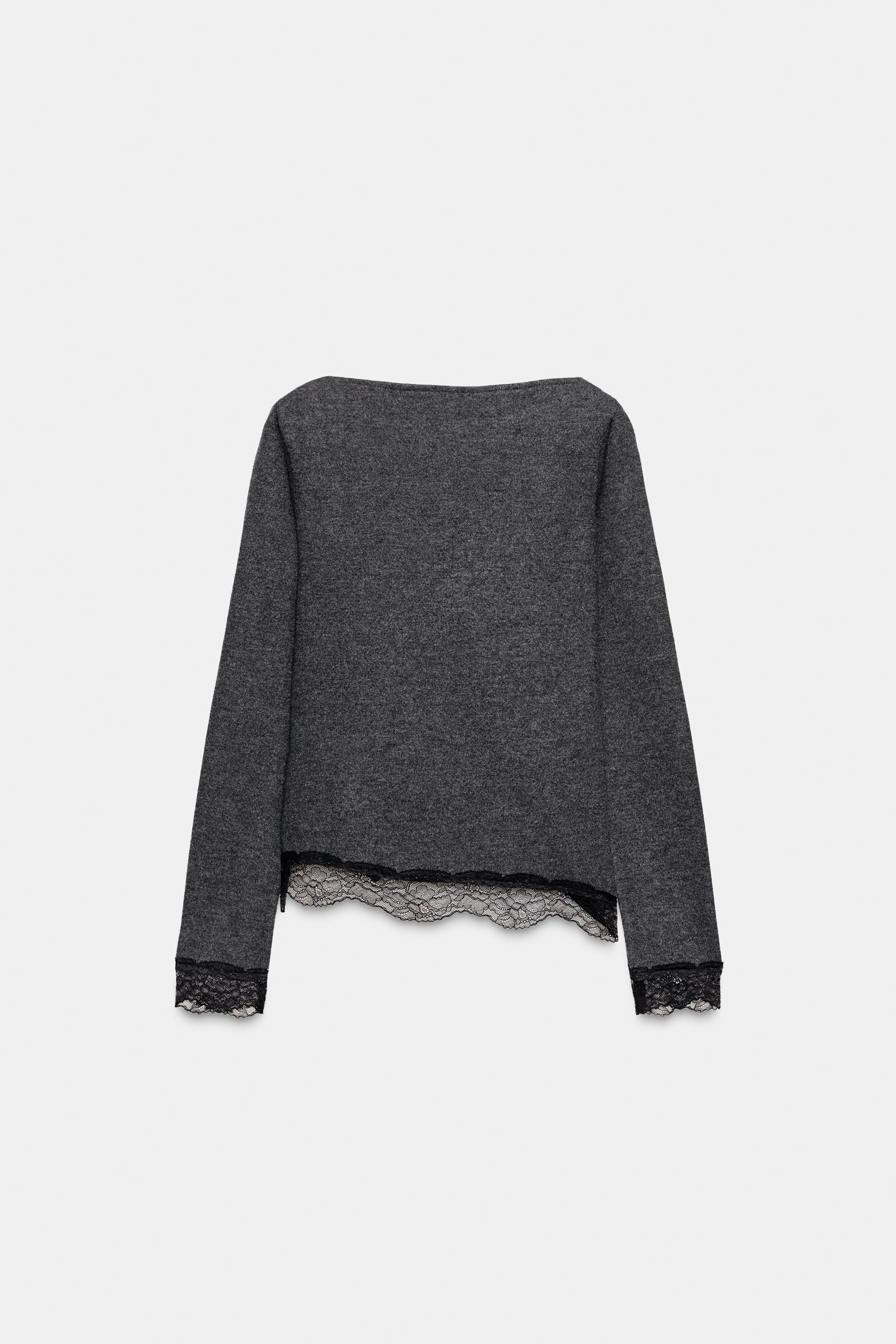 TOP EFFET DOUX EN DENTELLE