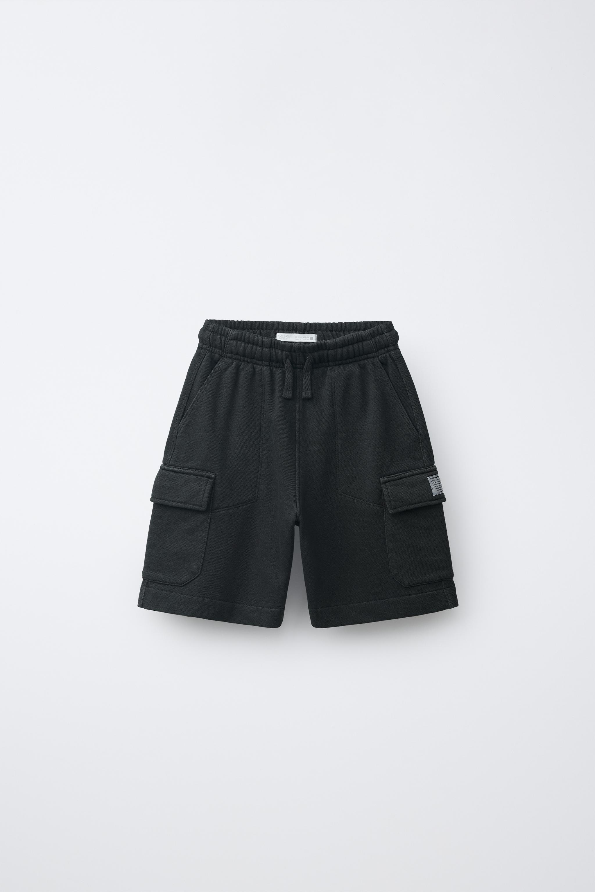 SHORT EN MOLLETON CARGO