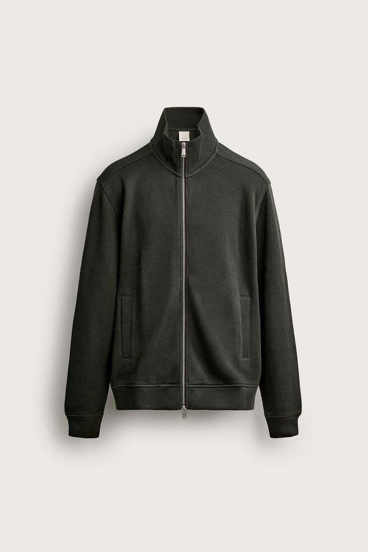 REGULAR FIT RIB JACKET