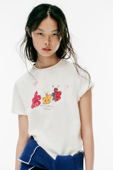 GRAPHIC PRINT T-SHIRT — White 1