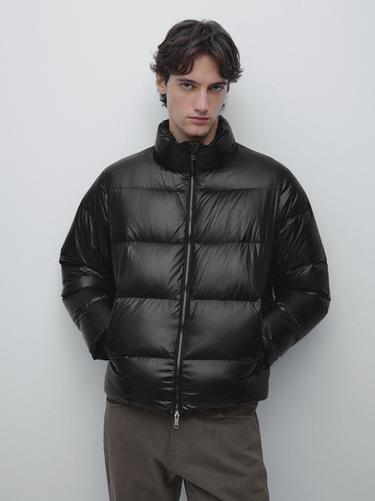 Zara Down puffer jacket - Black