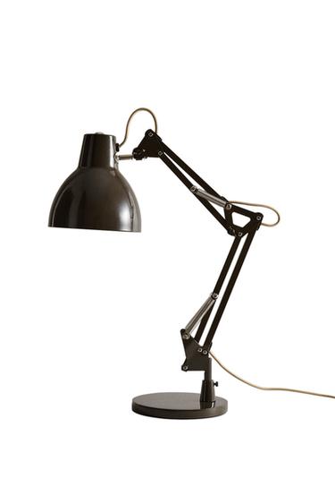 METAL DESK LAMP - Brown by Zara