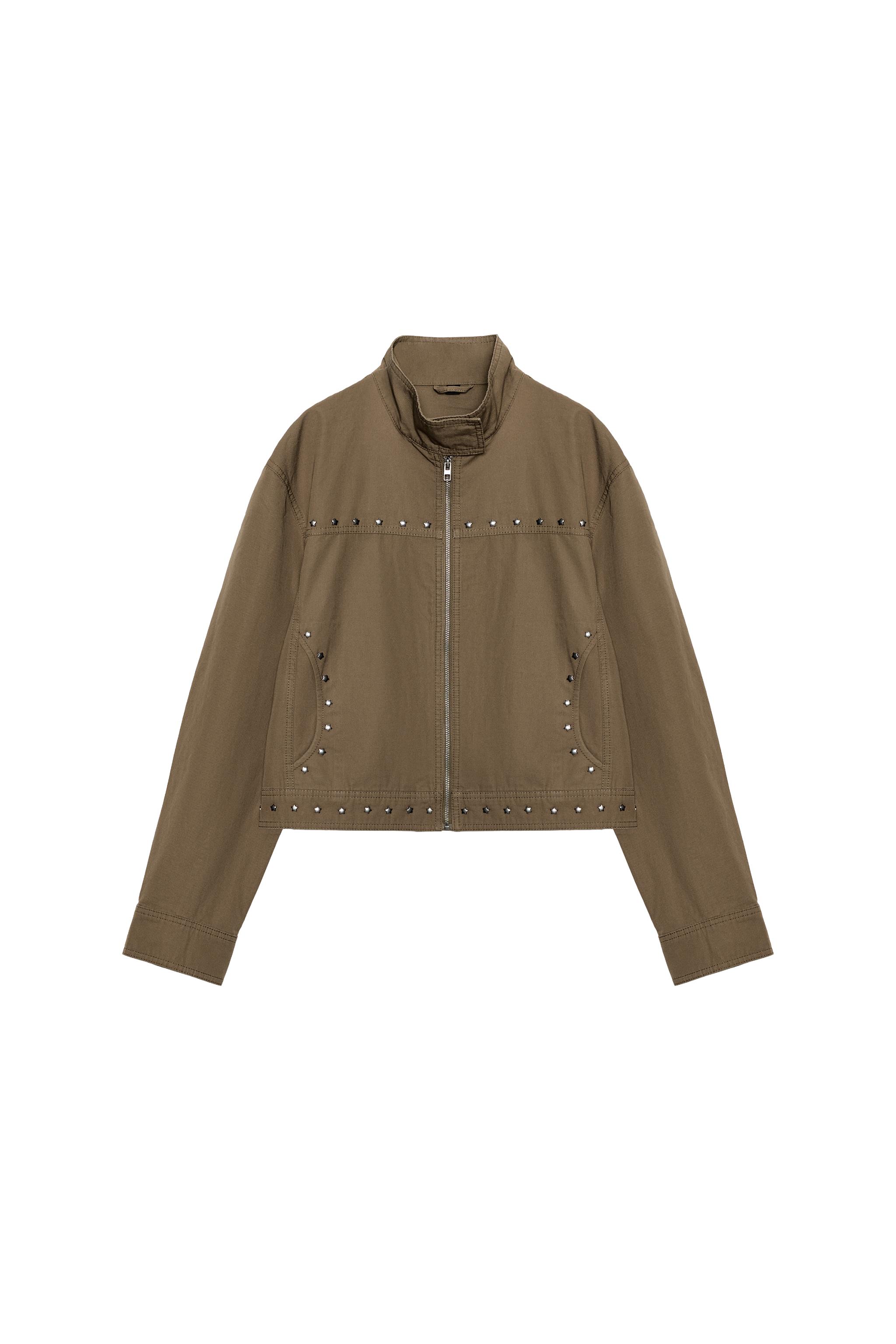 スタータッズジャケット - ライトカーキ | ZARA Japan / 日本