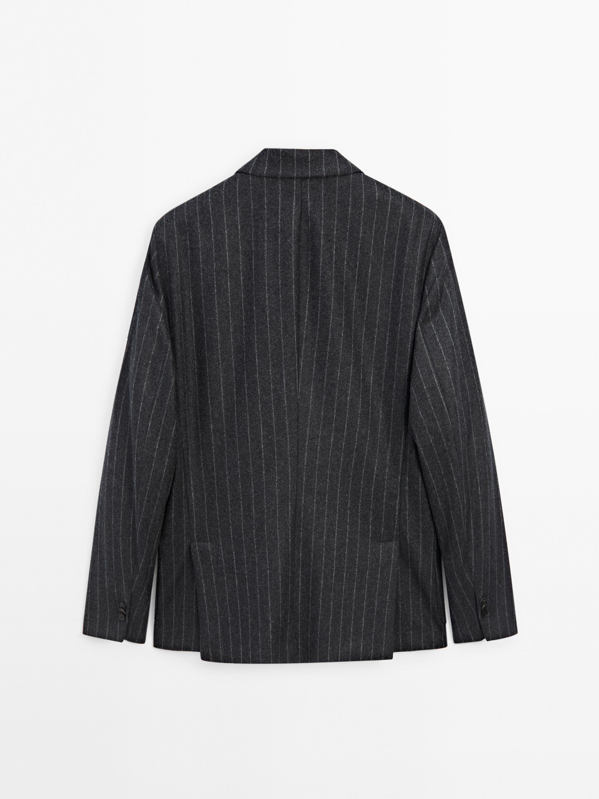 Pinstripe suit blazer - Limited Edition - Anthracite Gray | ZARA United  States