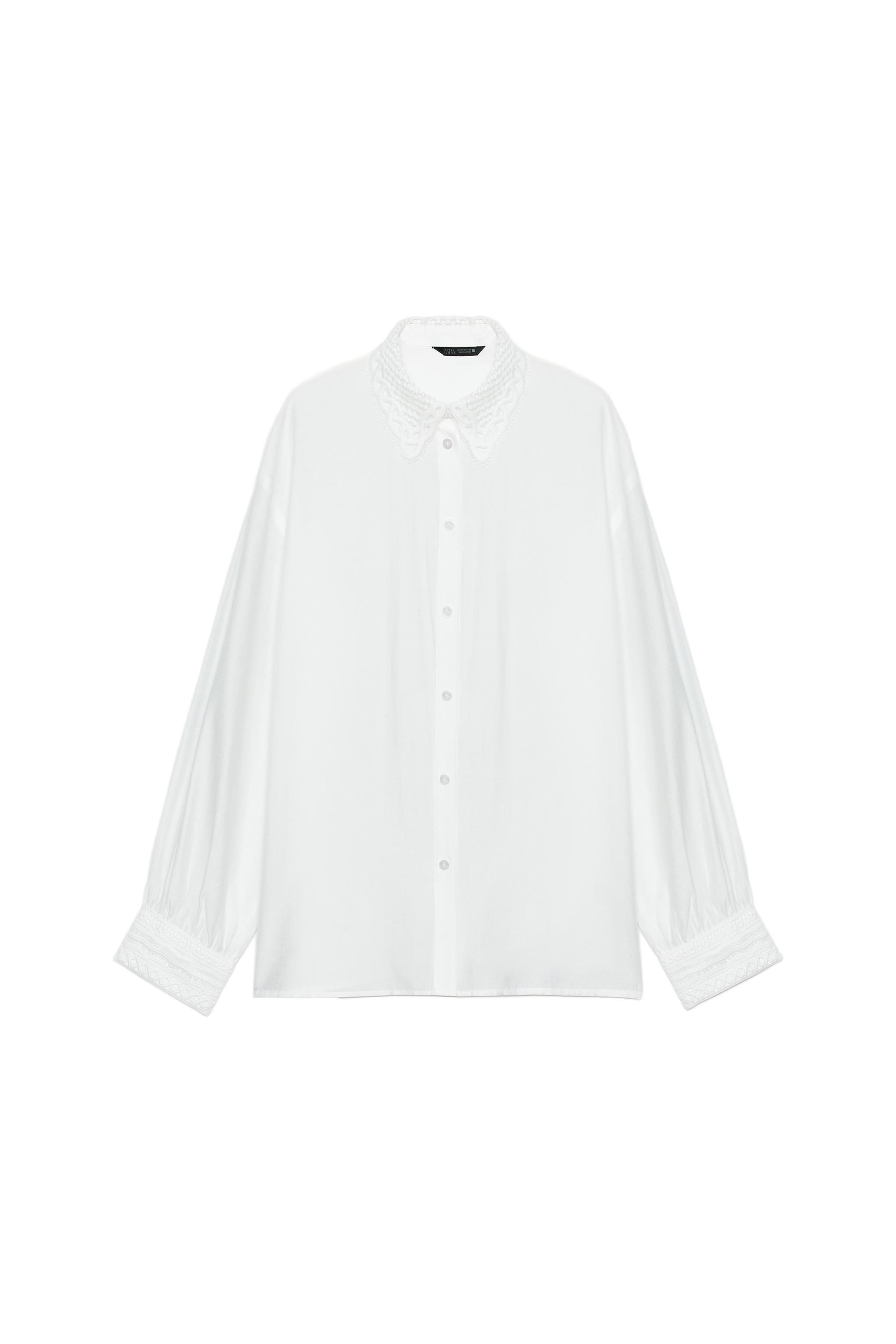CAMISA CUELLO ENCAJE