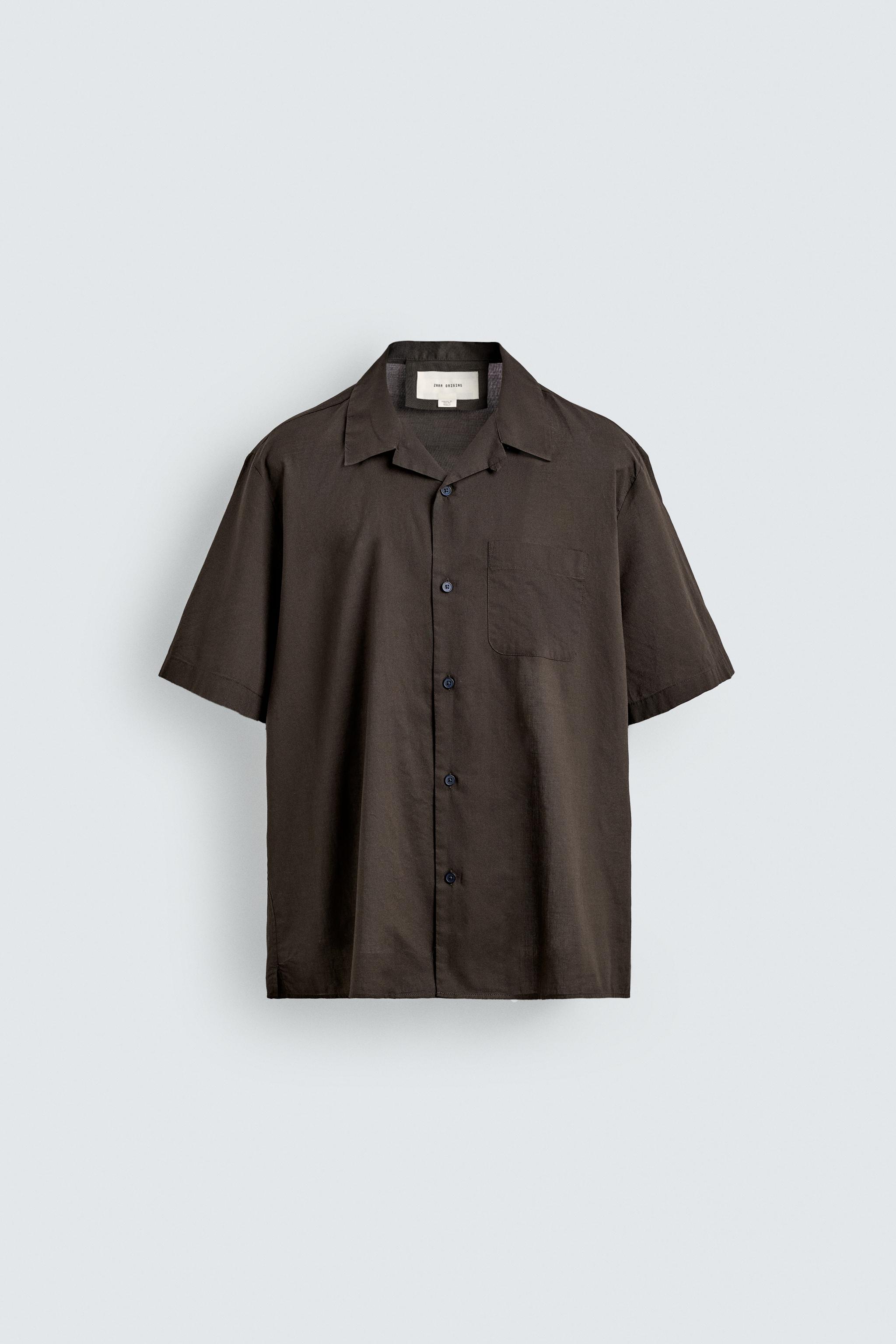 REGULAR FIT COTTON VOILE SHIRT