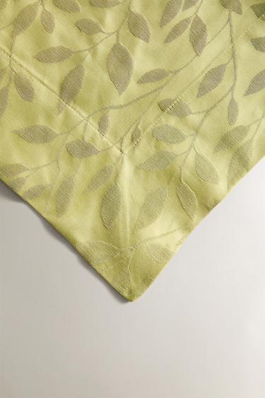 NAPPE JACQUARD VEGETAL - Vert de Zara - Image 2
