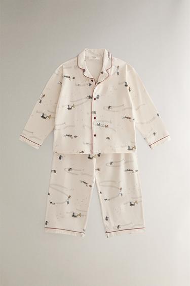 KINDERPYJAMA-SET ARISTOCATS ©DISNEY WEIHNACHTEN - Cremefarben von Zara - Bild 0