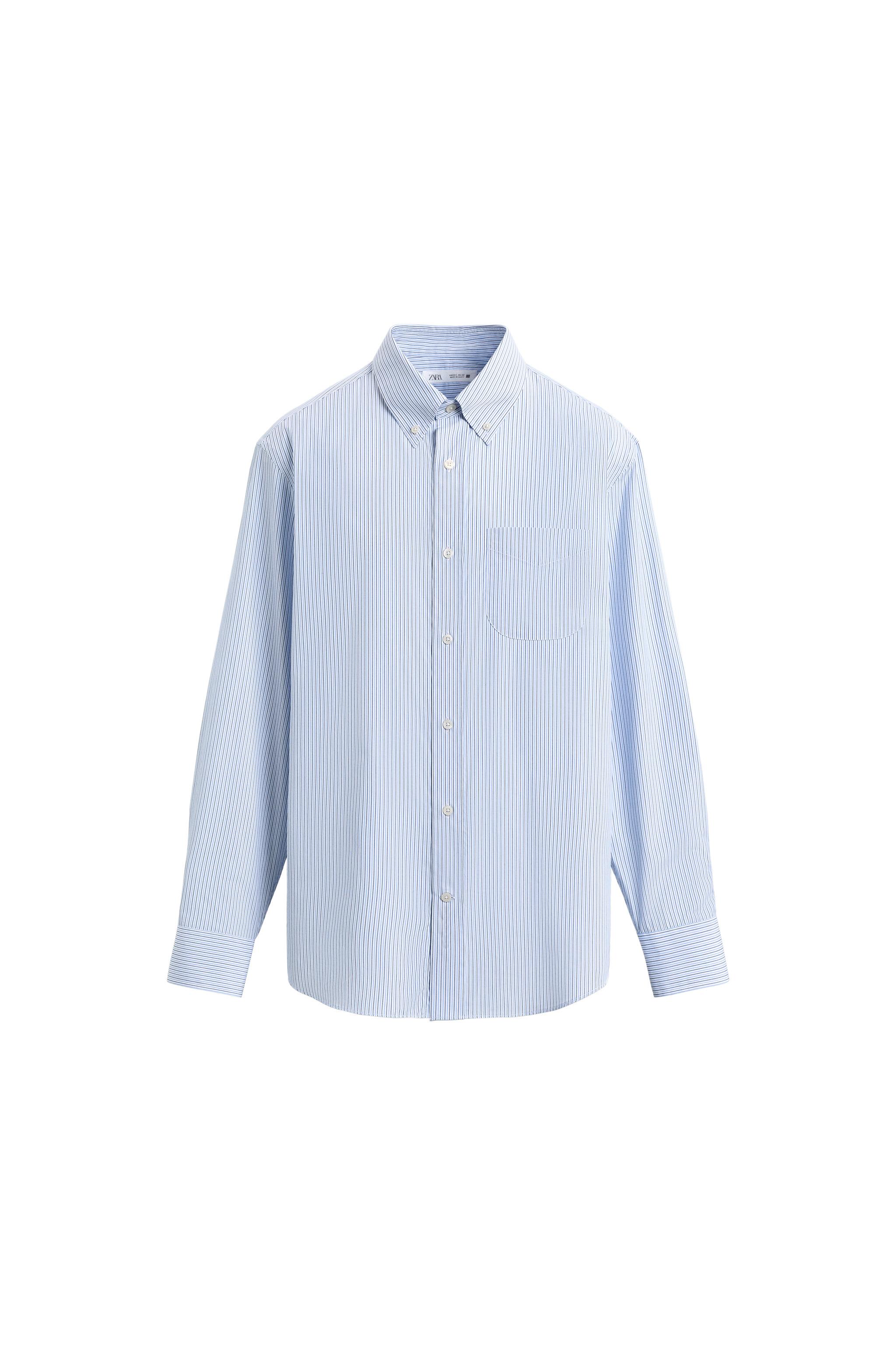 zara striped dress shirt ZARA Striped Shirt Dress S (4-6) Like new