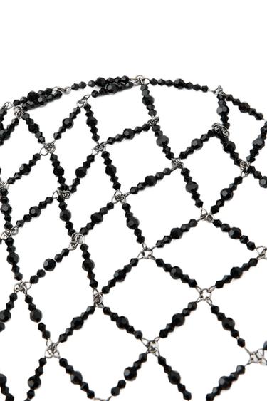 SPARKLY VEIL HEADPIECE - Black by Zara
