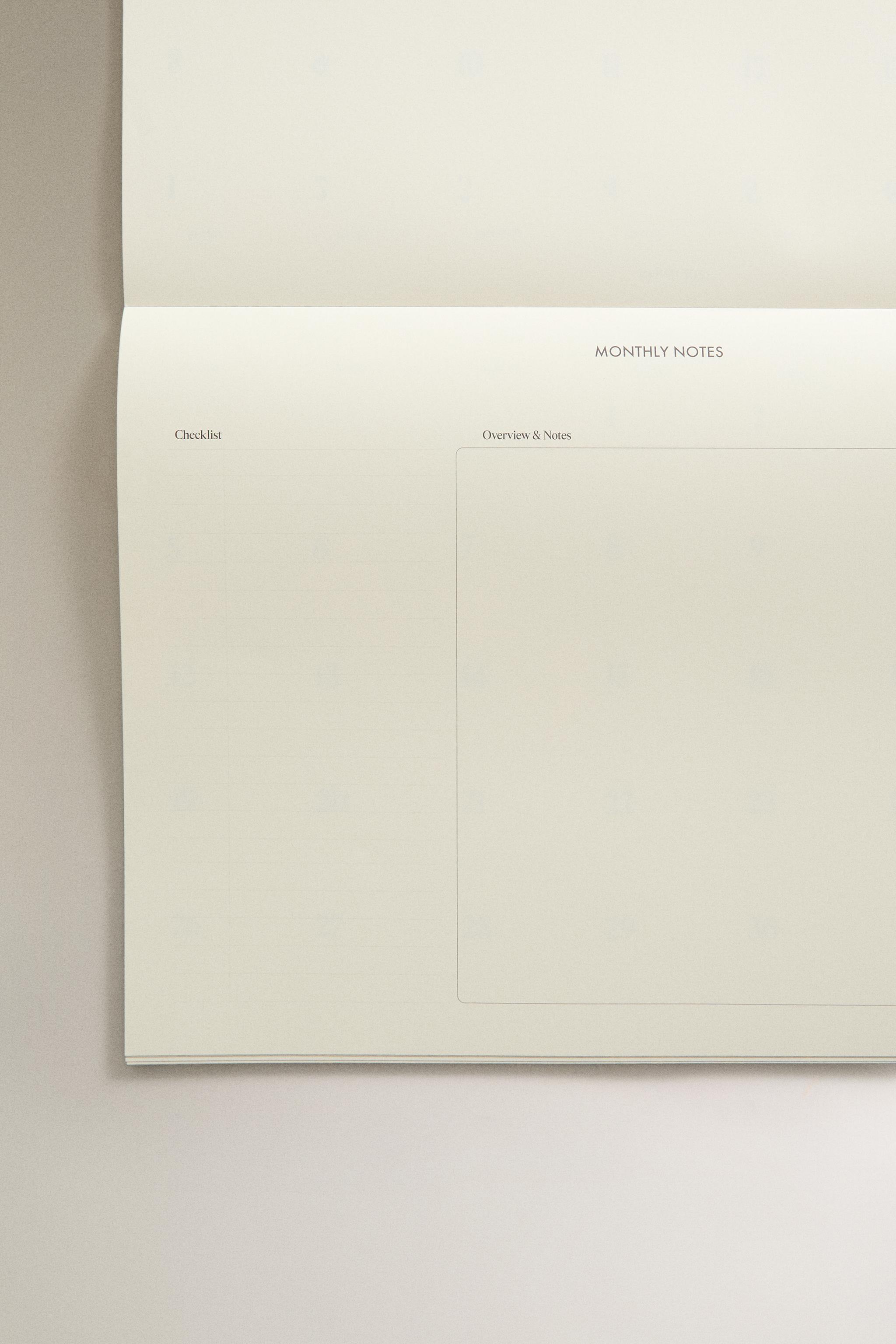 A3 MONTHLY PLANNER