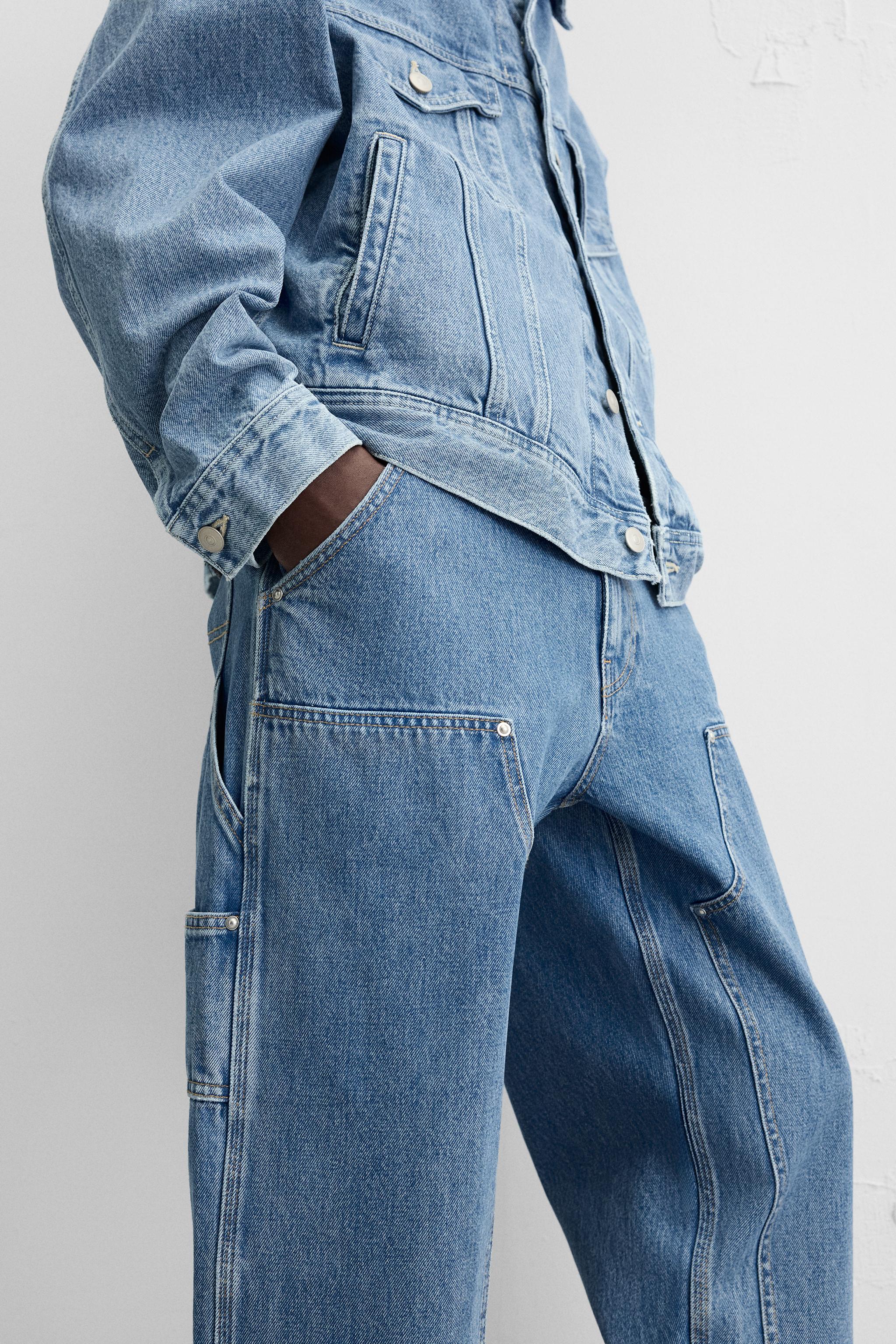 JEANS STRAIGHT FIT CARPINTERO - ブラック | ZARA Japan / 日本 JEANS STRAIGHT FIT CARPINTERO - ブラック | ZARA Japan / 日本