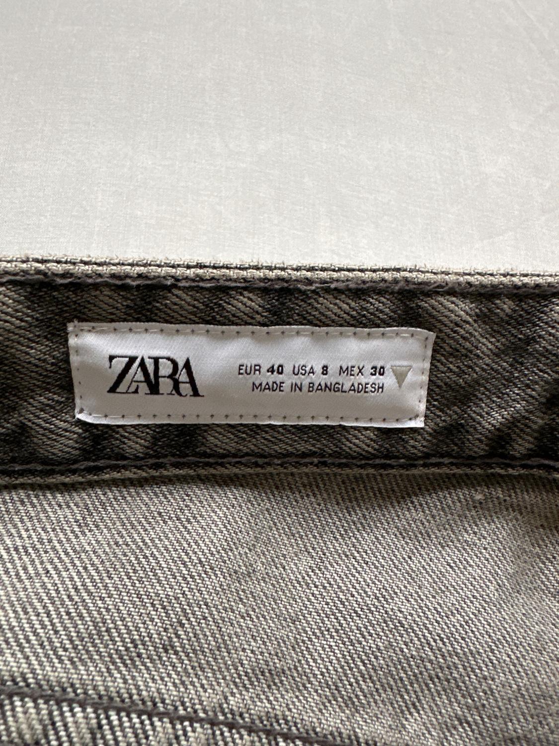 TRF LOOSE FOIL MID-WAIST JEANS - Image 3