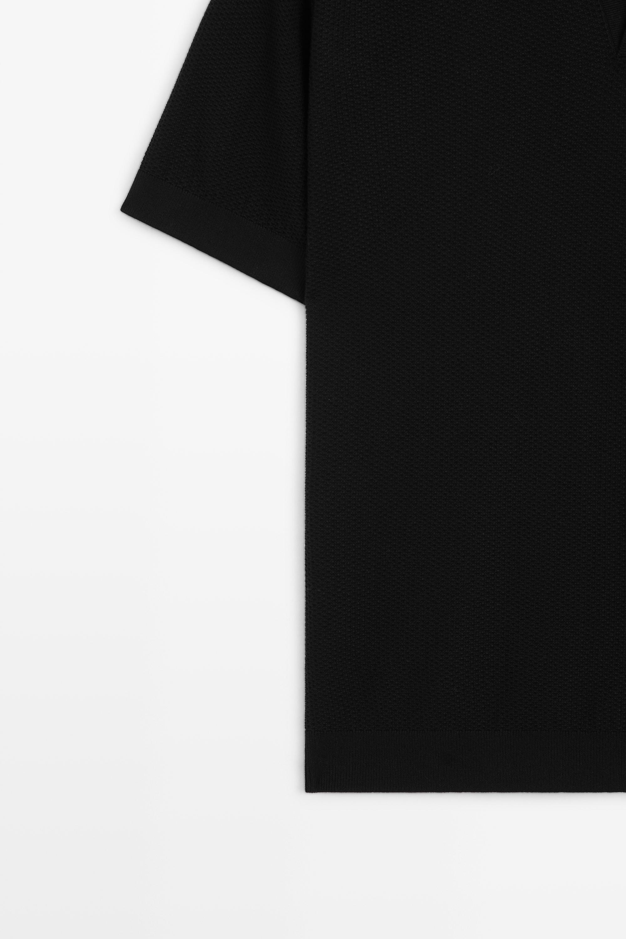 100% cotton knit polo