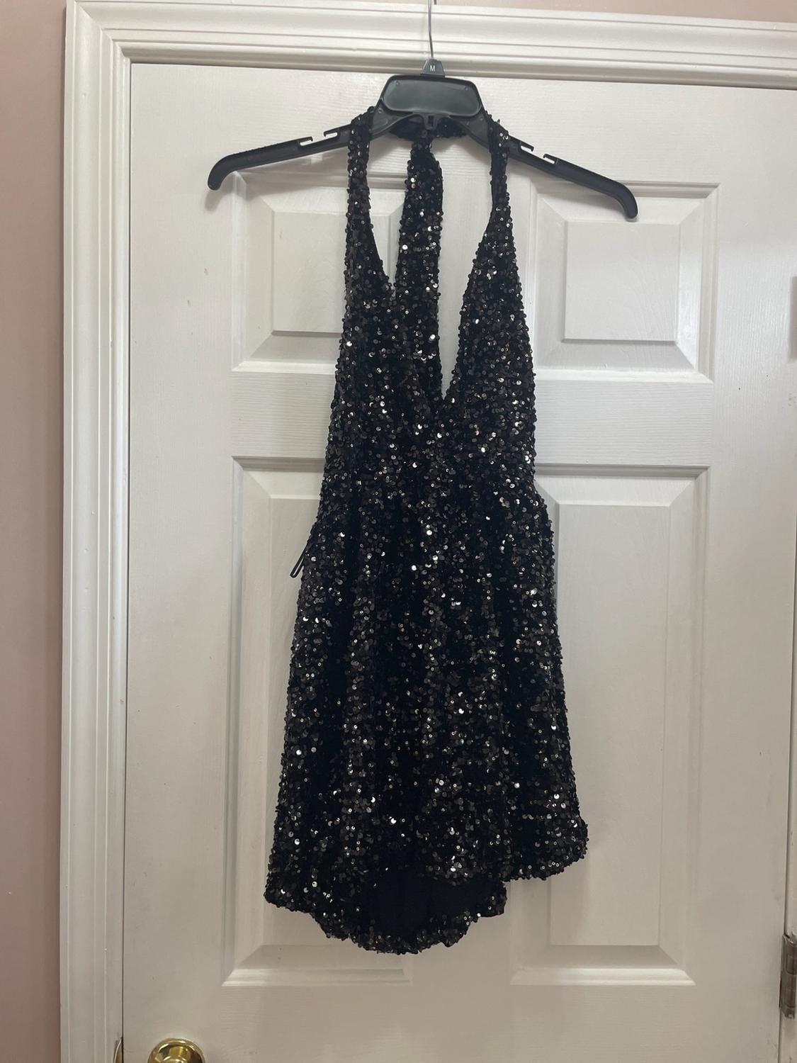 SEQUIN BALLOON DRESS - Image 3