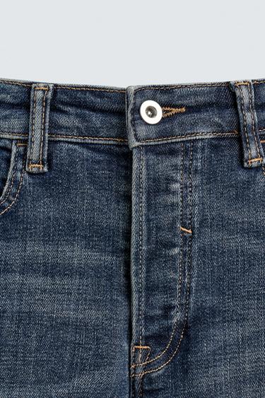 RIPPED SKINNY FIT JEANS - Blue by Zara - Image 8