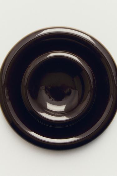 DECORATIVE SHINY TRAYS - Dark brown by Zara - Image 5