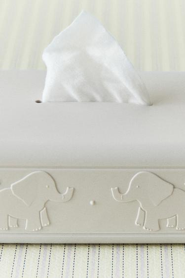 RANGE-LINGETTES SILICONE ÉLÉPHANTS - Gris de Zara - Image 5