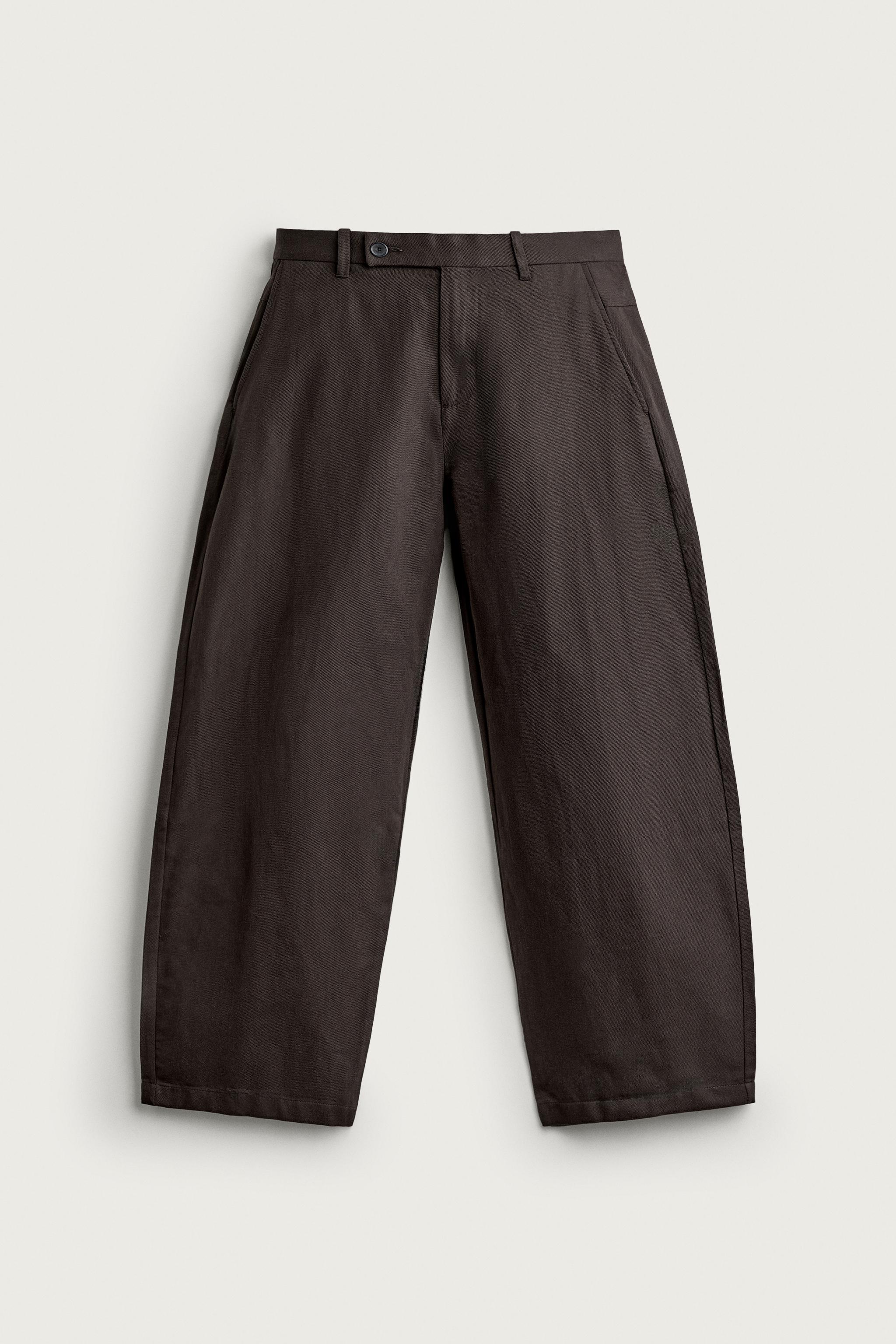 BARREL-FIT PANTS