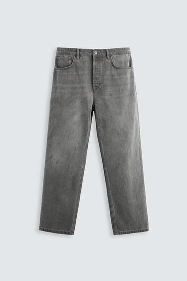 JEANS SLIM FIT - Cinzento da Zara