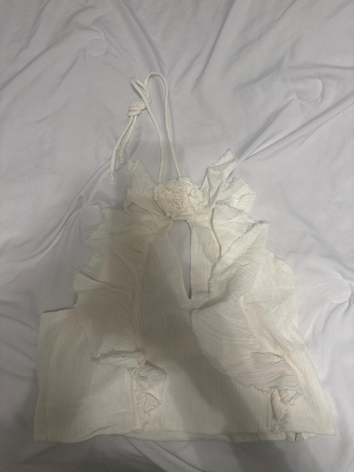 TOP ALGODÓN GASA FLOR RELIEVE