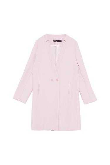 TEXTURED FROCK COAT
