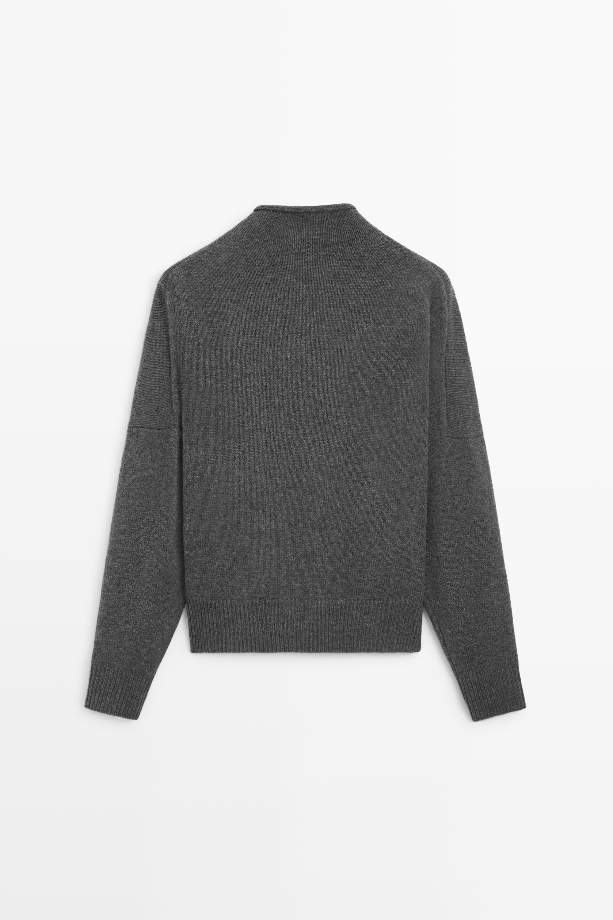 100% wool oversize knit sweater