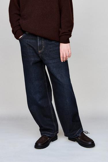 RELAXED BAGGY JEANS - Blue by Zara
