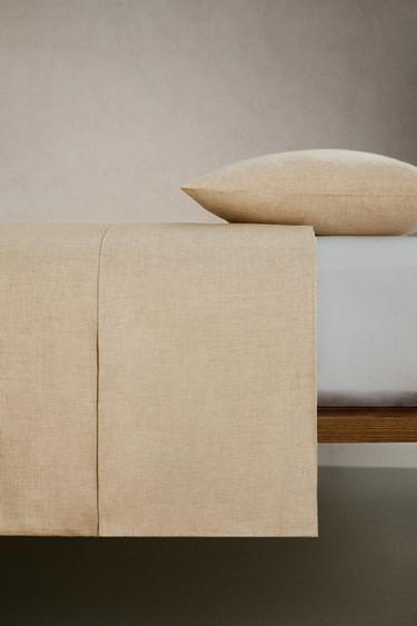 HOUSSE DE COUETTE SATIN IMPRIMÉ TEXTURÉ - Beige de Zara - Image 2