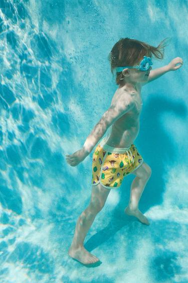 2-6 YEARS/ TOY STORY © DISNEY SWIM SHORTS - Mustard Yellow by Zara