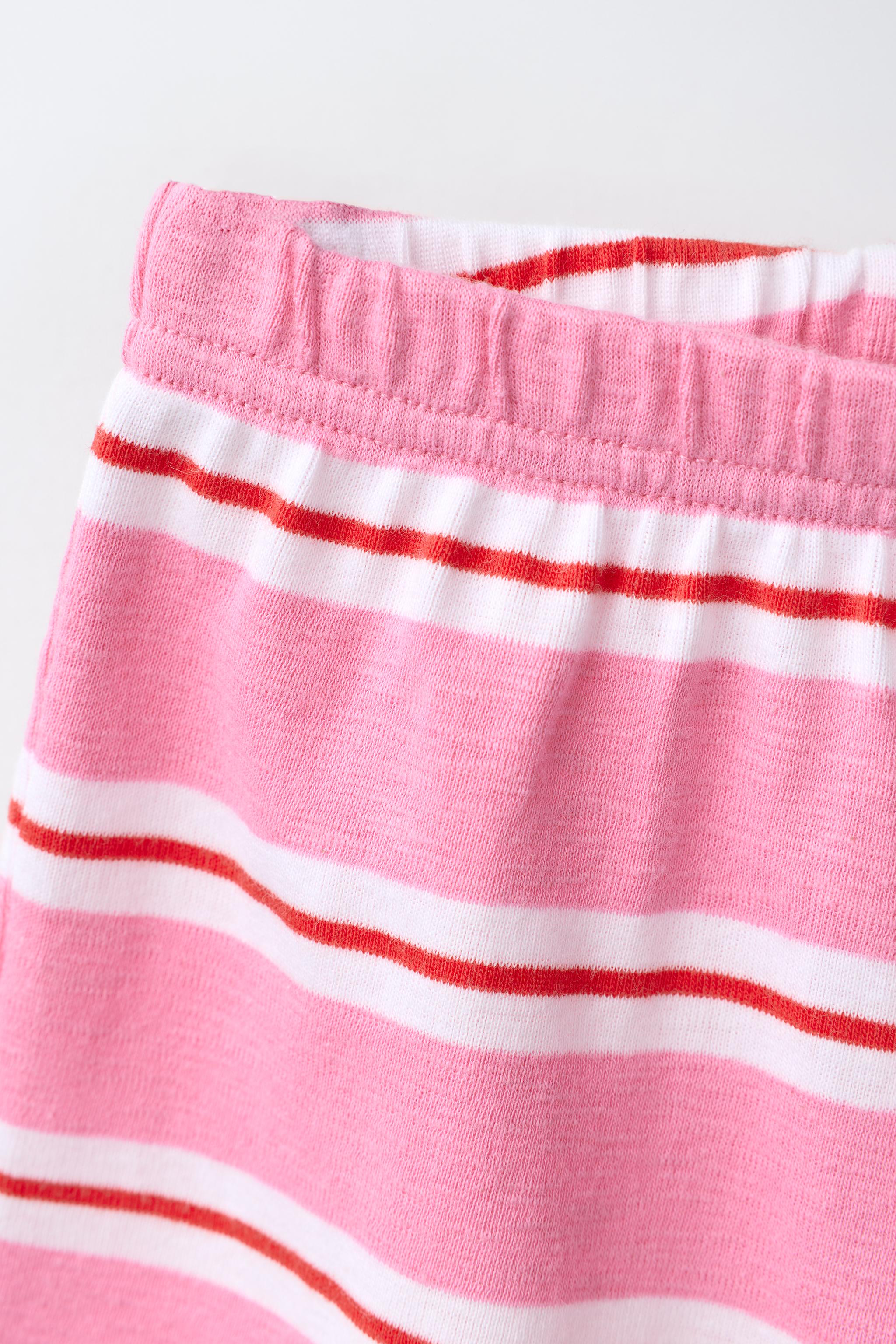STRIPED T-SHIRT AND BERMUDA SET