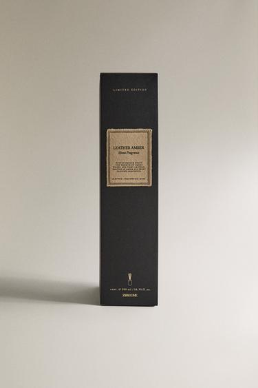 (500 ML) DIFFUSEUR À BÂTONNETS LEATHER AMBER - Noir de Zara - Image 3