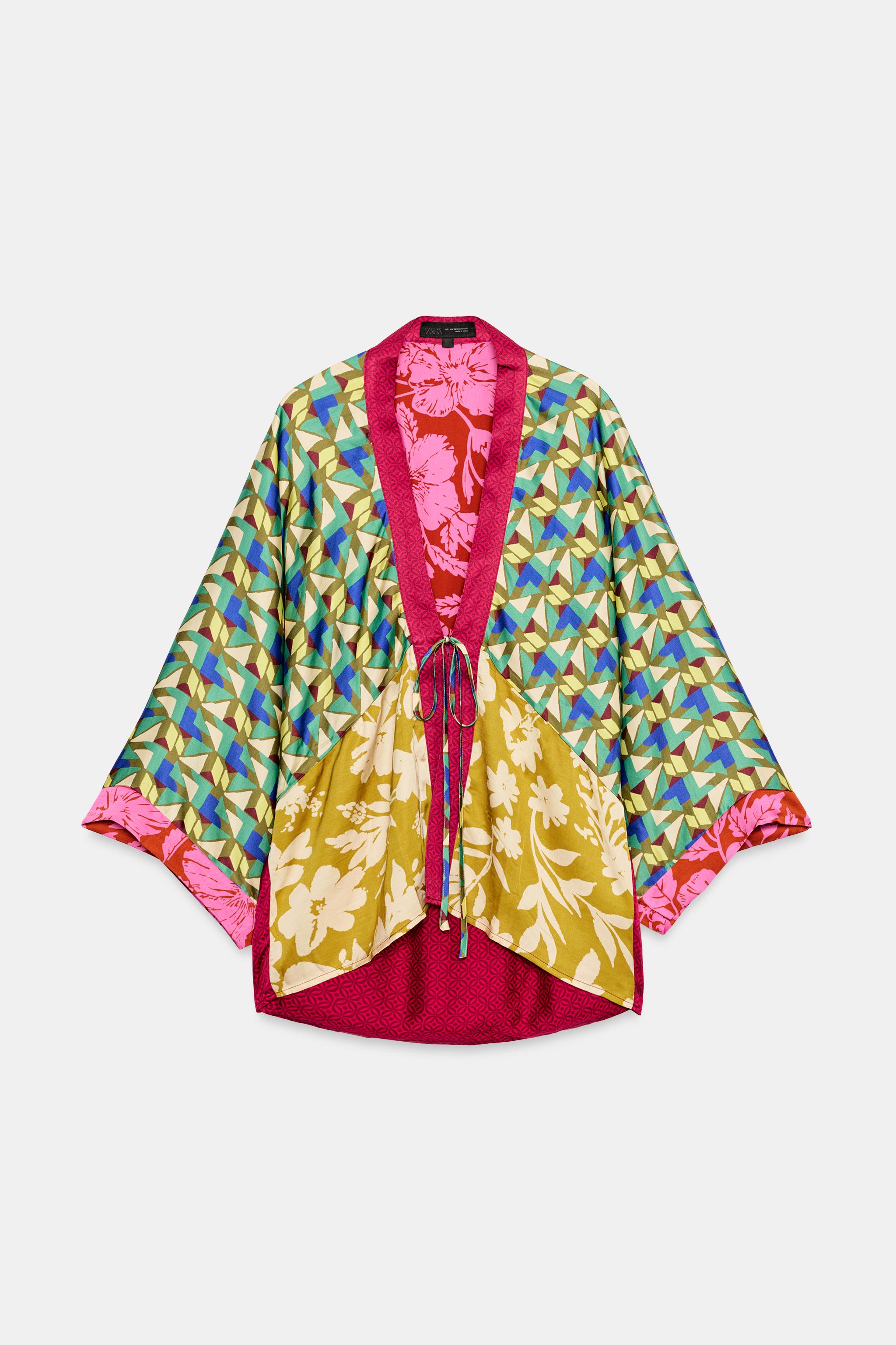 FLORAL PRINT KIMONO