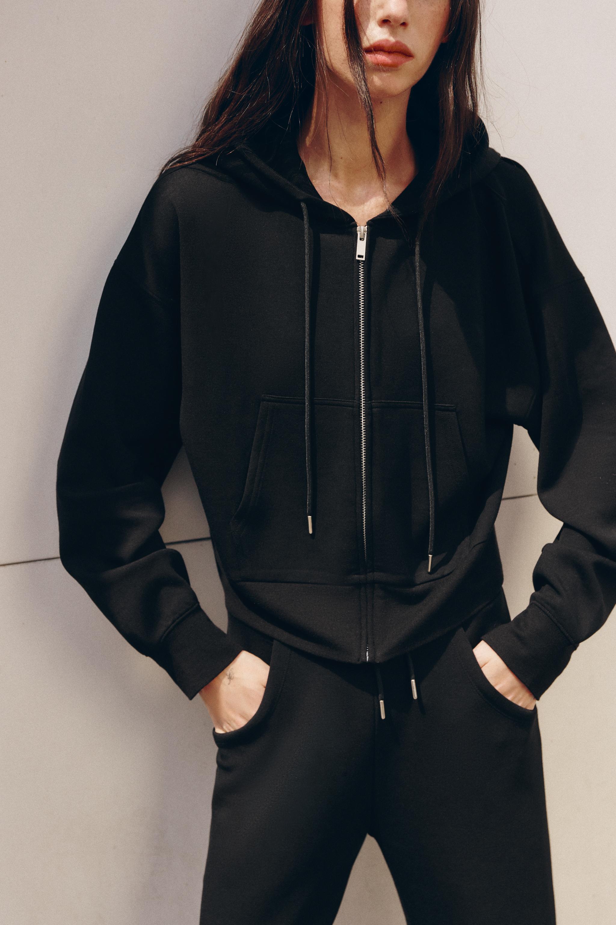 Женские брюки Zara INTERLOCK FLARED PANTS — фото 4