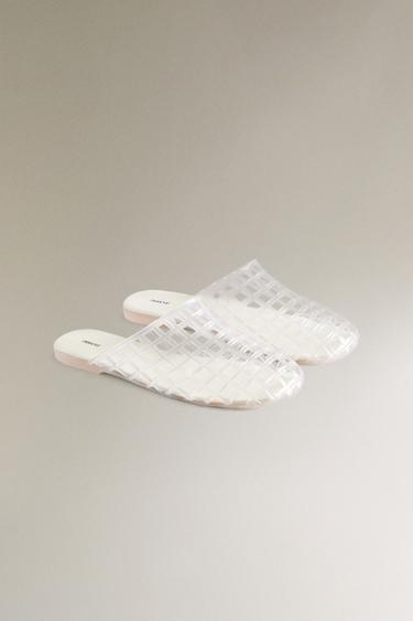 JELLY MULE SLIPPERS - White by Zara - Image 1