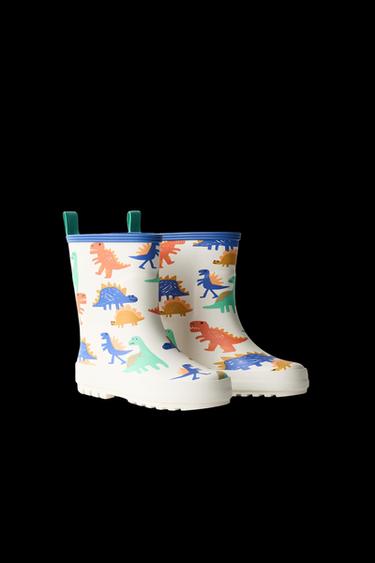 BOTA DE AGUA DINOSAURIOS - Blanco de Zara