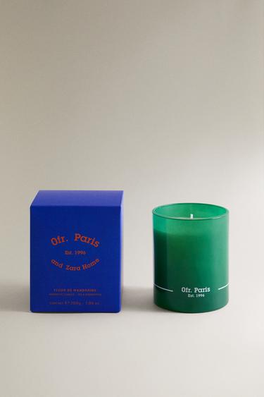 (125 G) FLEUR DE MANDARINE | 0FR. PARIS DUFTLYS - mandarin fra Zara - Billede 0