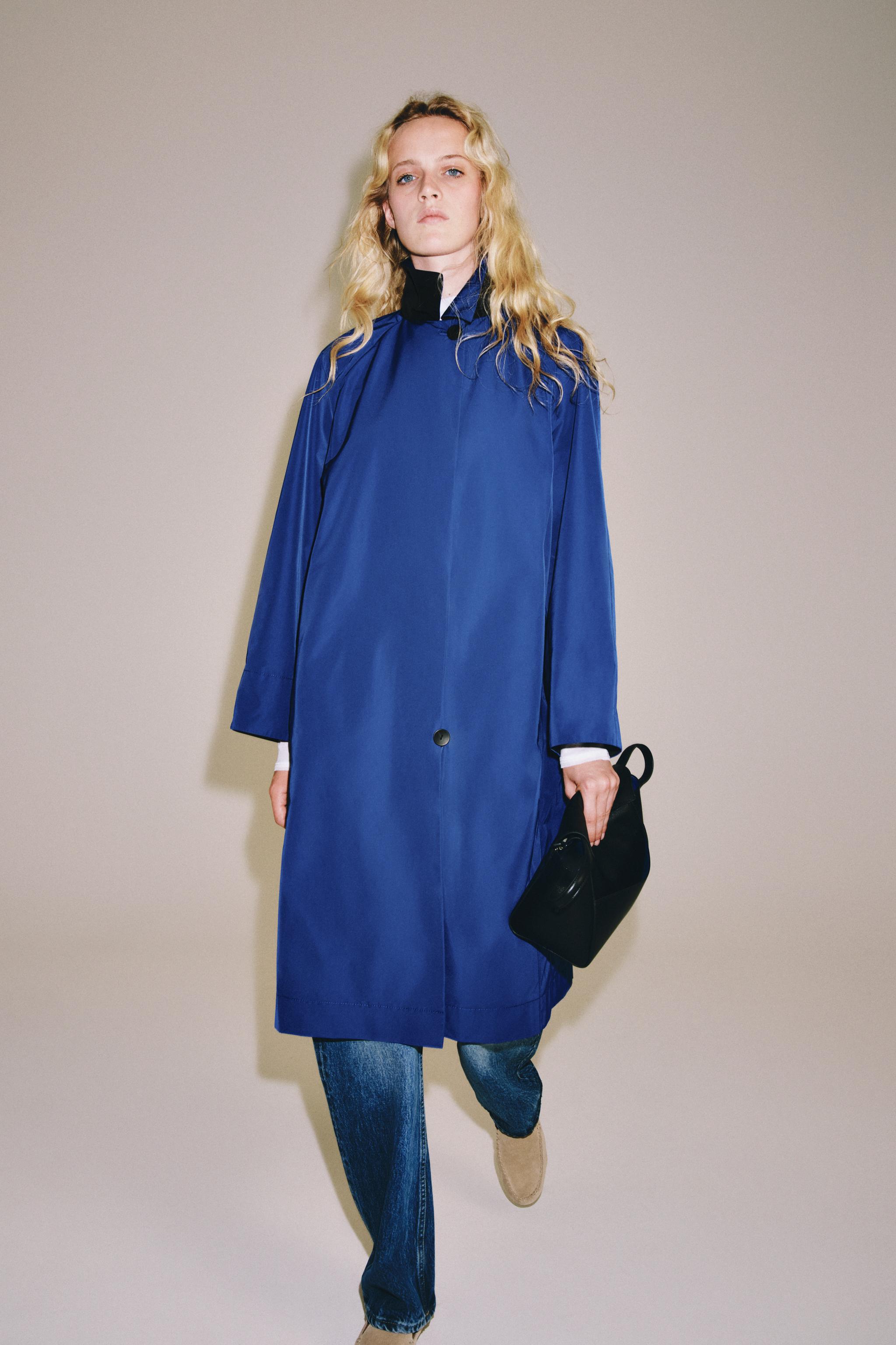 ZW COLLECTION MIDI TRENCH — Bluish (alternate view)