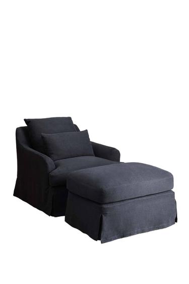FOOTSTOOL 01 - MIDNIGHT BLUE di Zara