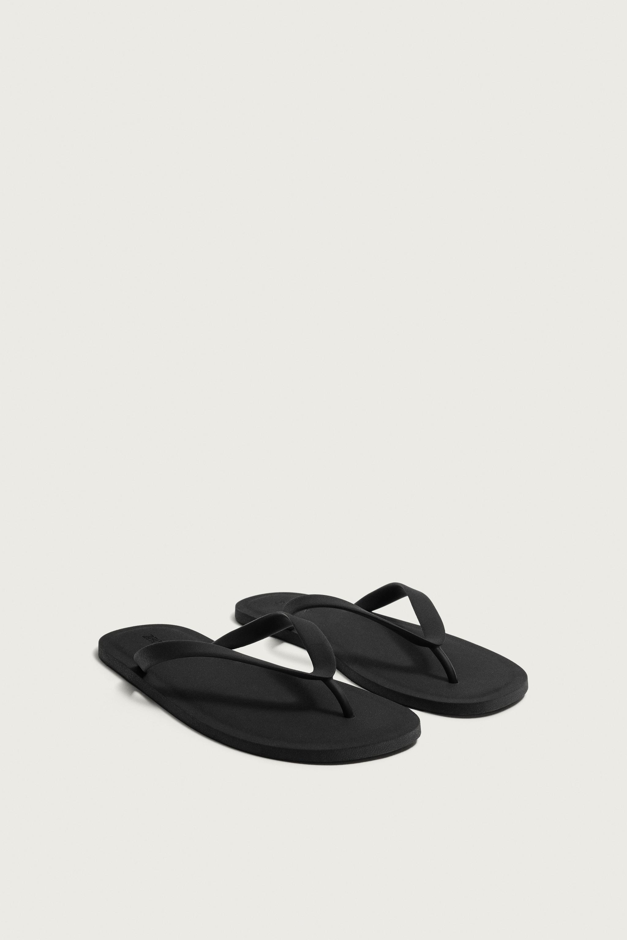 STRAPPY SANDALS — Black