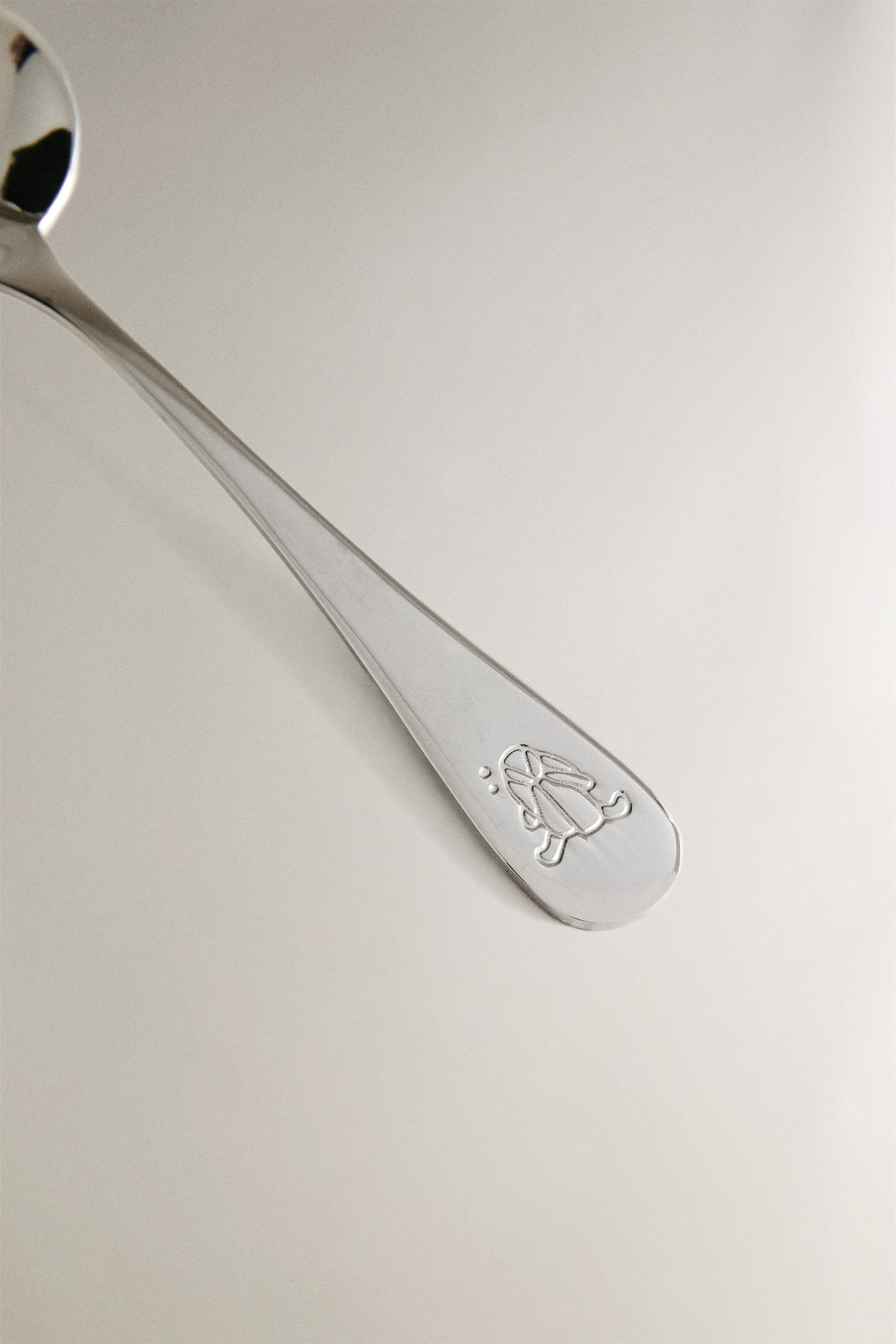 CUILLÈRE ENFANT MÉTAL LAPIN