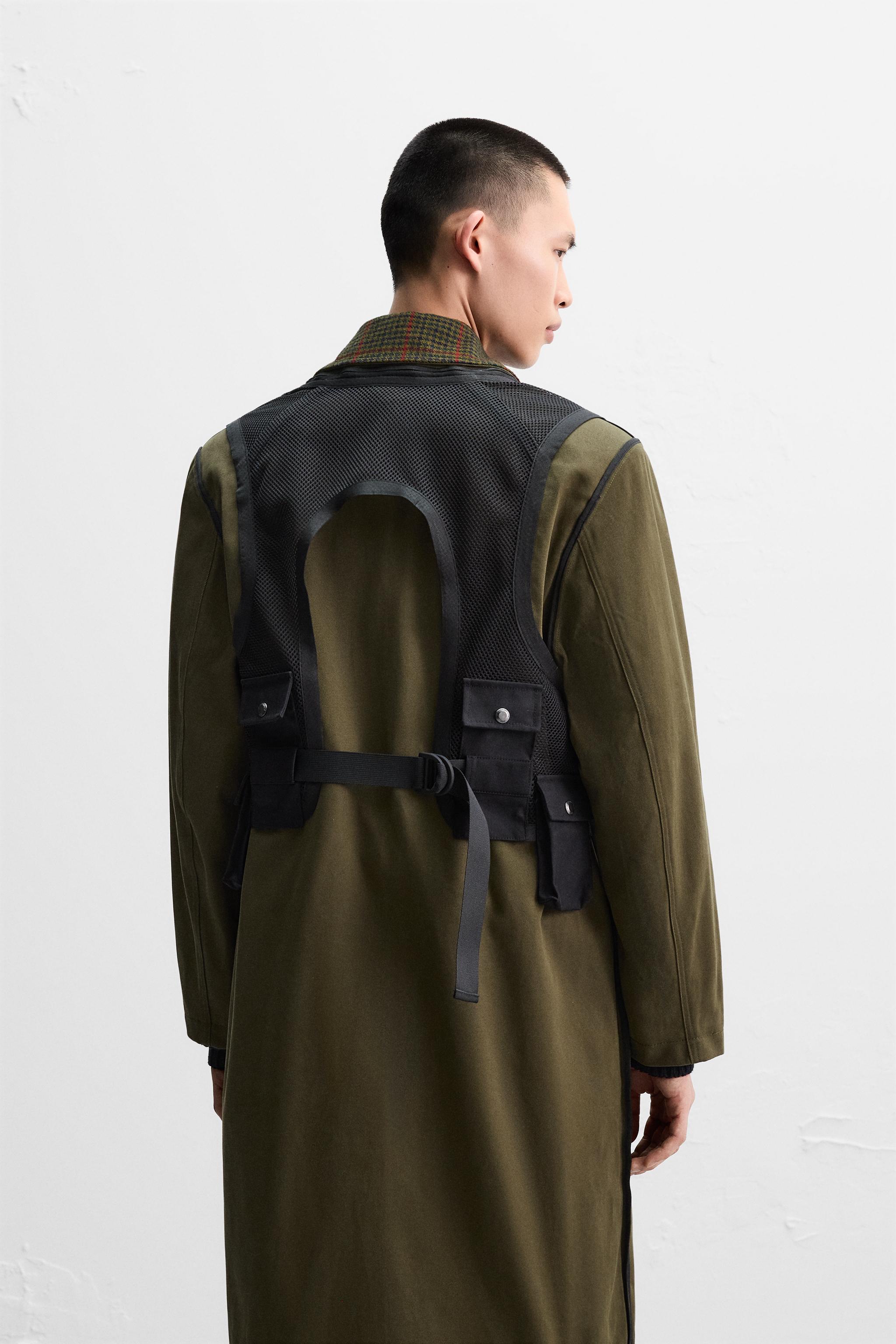 Andersson Bell x Zara ベスト付きトレンチコート - カーキ