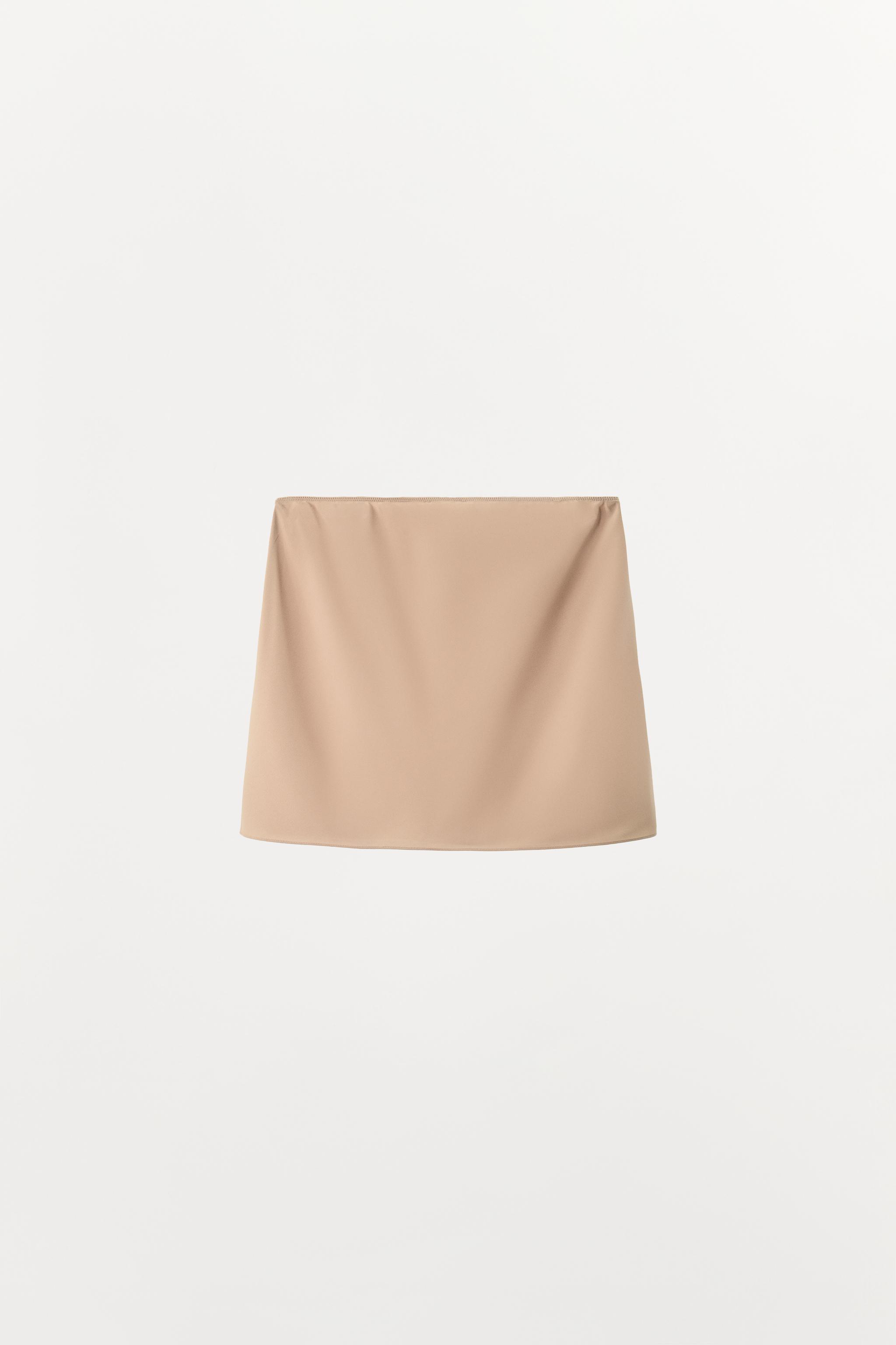 LINED MINI SKIRT