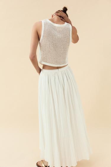 EMBROIDERED TOP - White by Zara - Image 5