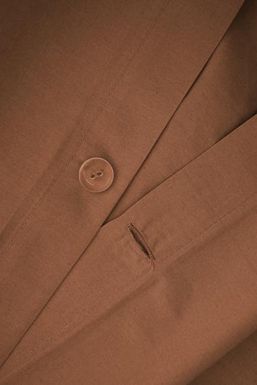 Zara NAVLAKA ZA JORGAN OD PERKALA (GUSTINA TKANJA 300 NITI) – cigla