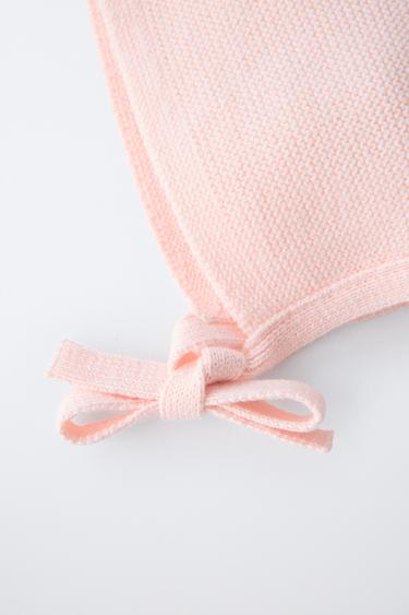 BONNET EN MAILLE - Rose de Zara - Image 1