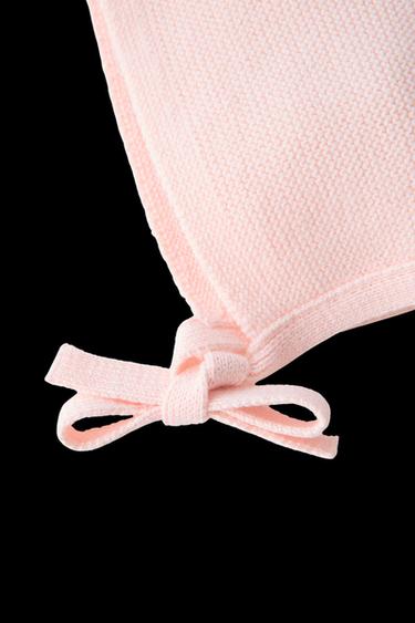 Zara KNIT BONNET - Pink