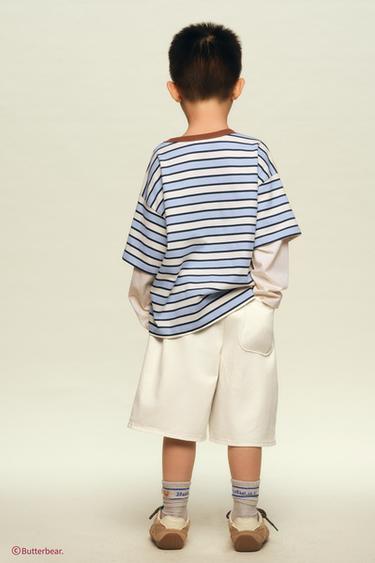 BUTTERBEAR © STRIPED T-SHIRT - striped by Zara - Image 6